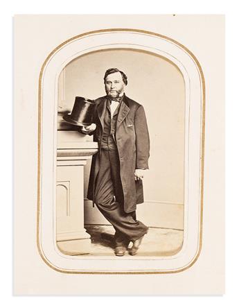 (FAMILY PAPERS.) Photograph albums and papers from the family of W.G. Fargo, founding partner of Wells Fargo.